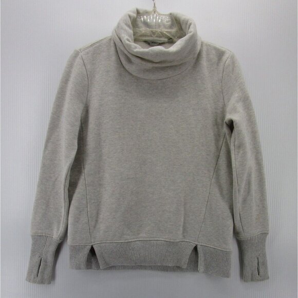 Athleta Sweatshirt XXS Pullover Casual Knit Heathered Turtleneck * - Picture 1 of 11
